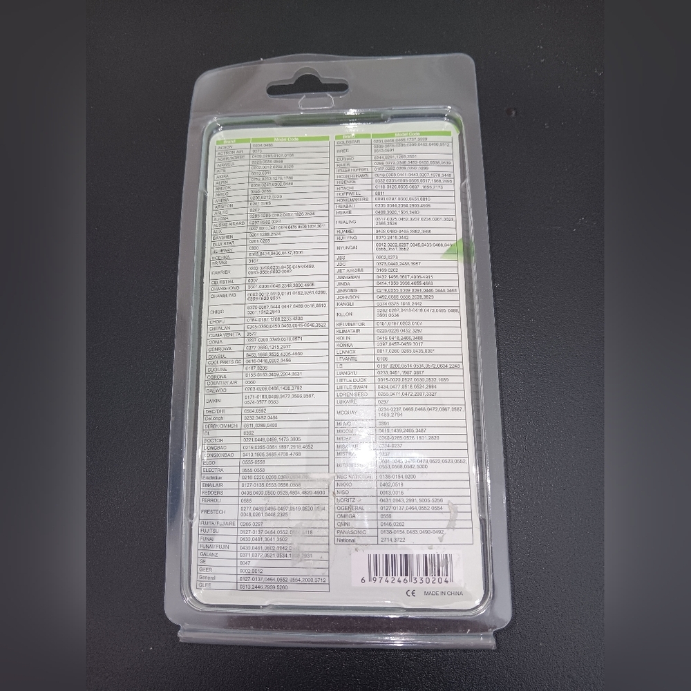 Universal AC Remote Control - White - Picture 2 of 4